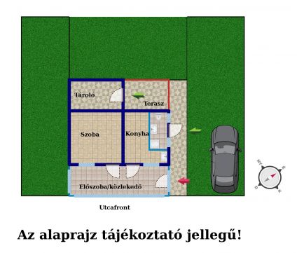 Eladó Ház 6060 Tiszakécske Tiszakécse Kerekdombon a termálfürdőtől sétatávolságra 