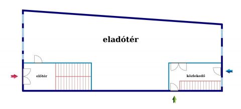 Eladó Üzlethelyiség 4029 Debrecen , Belvárosi forgalmas üzlethelyiség