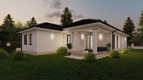 Eladó Ház 6000 Kecskemét , 135 m2-es új-építésű családi ház 1869 m2-es telken Kadafalván
