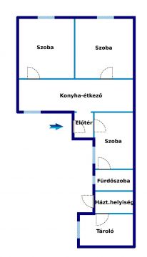 Eladó Ház 9082 Nyúl Rendezett településen, csendes utcában, lakható családi ház