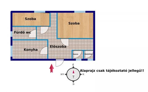 Eladó Ház 2363 Felsőpakony Csokonai utca-Móricz sarok