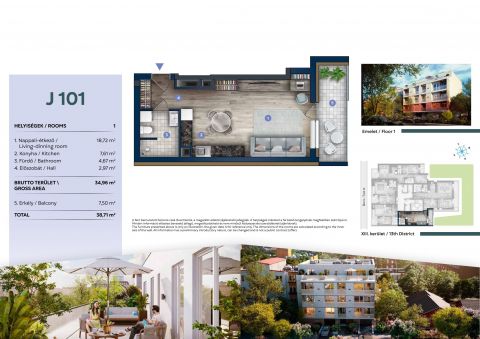 Eladó Lakás 1131 Budapest 13. kerület , J139 Társasház