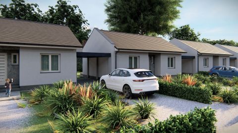 Eladó Ház 2700 Cegléd , 65 m2-es új-építésű, nappali + 2 szobás, hőszivattyús családi ház 735 m2-es telken