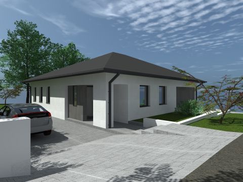 Eladó Ház 8372 Cserszegtomaj , Csendes zöldpanorámás utcában újépítésű ikerfél