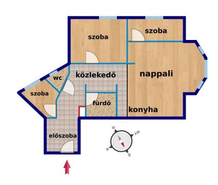 Eladó Lakás 1108 Budapest 10. kerület RÓZSALIGET LKP. JÓ ÁLLAPOTÚ, 2+2 SZOBÁS LAKÁS, PARKOLÓVAL.