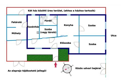 Eladó Ház 9737 Bük Bükön eladó felújítandó ház a Kossuth Lajos utcában.