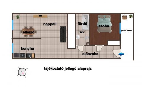 Eladó Lakás 1077 Budapest 7. kerület Rózsák terénél 2020-as szintráépítéses 2 szobás lakás, lift!