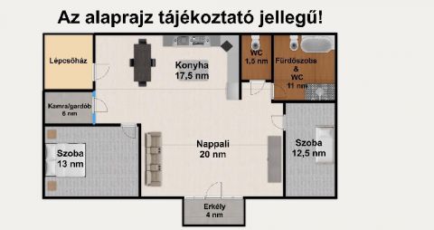 Eladó Lakás 1188 Budapest 18. kerület 1188 Budapest 18, Újpéteritelep