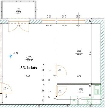Eladó Lakás 4400 Nyíregyháza Autóbusz pályaudvar közelében, ÚJ ÉPÍTÉSŰ társasházak
