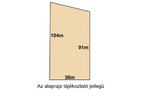 Eladó Telek 4246 Nyíregyháza 4400 Nyíregyháza, Rozsrétszőlő