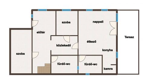 Kiadó Ház 6000 Kecskemét Kecskeméten kiadó nappali + 4 szobás ház munkásszállásnak is