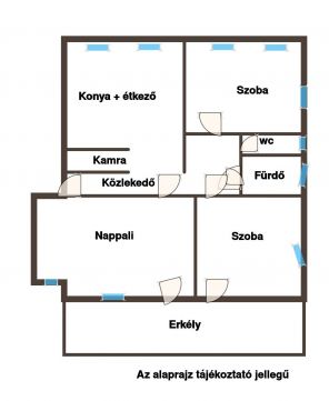 Eladó Lakás 1038 Budapest 3. kerület Gyönyörű környezetben, 78 nm-es, 3 szobás, erkélyes lakás
