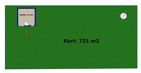 Eladó Telek 9700 Szombathely Parkerdei hangulatos  kiskert