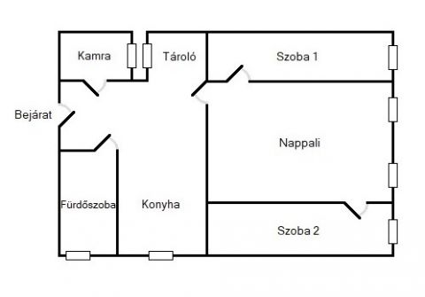 Eladó Lakás 1081 Budapest 8. kerület Csendes utcájában
