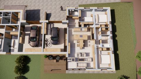 Eladó Ház 7636 Pécs Rózsadombon 122 nm-es egy szintes új építésű ikerház