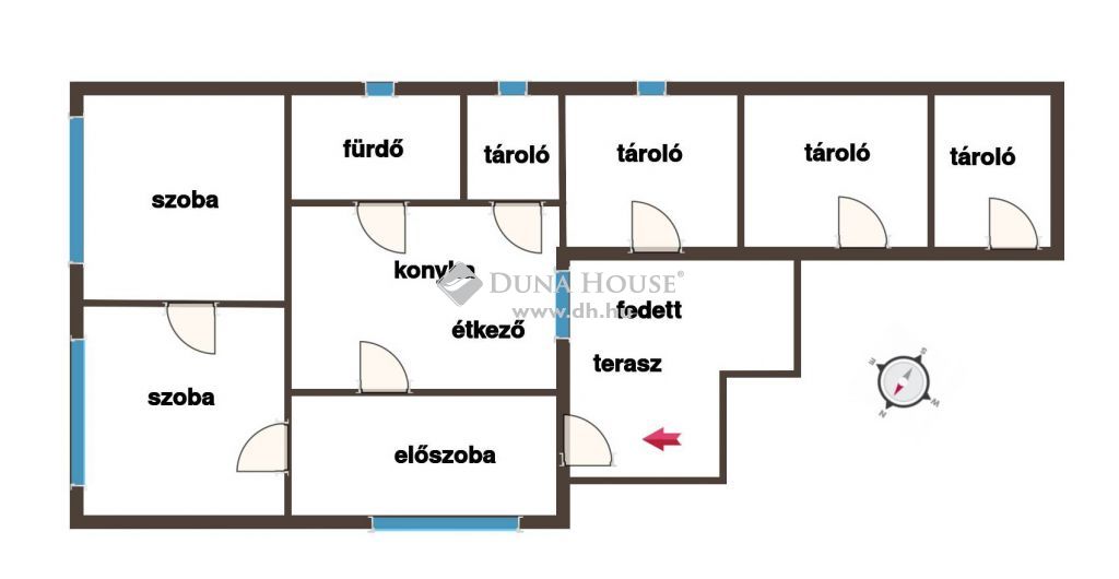 6237 Kecel , Eladó Kecelen a Hunyadi utcában egy 90 nm-es ház! — 1/9