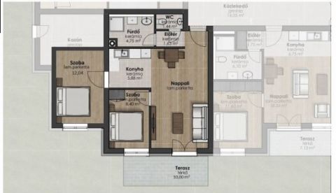 Eladó Lakás 9700 Szombathely Kámoni 20 lakásos projekt IV.