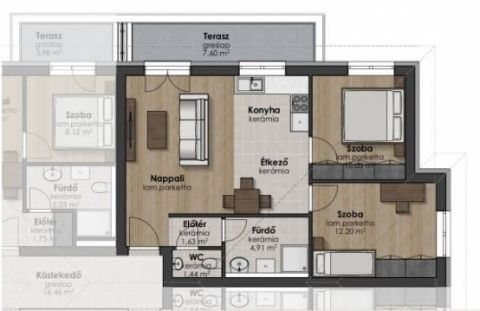 Eladó Lakás 9700 Szombathely Kámoni 20 lakásos projekt V.