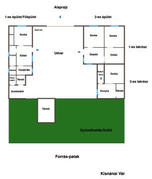 Eladó Ház 3264 Kisnána Kisnánai Vár közelében-Forrás-patak közelében