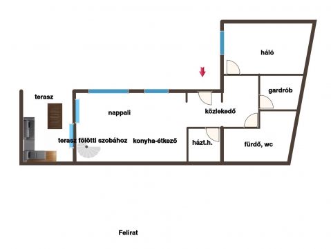Eladó Lakás 1053 Budapest 5. kerület Egyetem térnél, klasszicista házban n+2, teraszos újép.406.