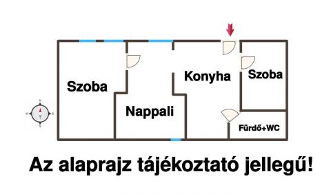 Eladó Lakás 1211 Budapest 21. kerület Felújítandó, remek elosztású lakás Csepelen