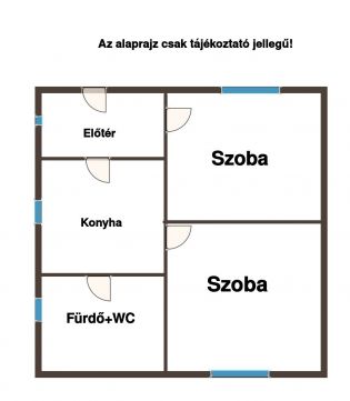 Eladó Ház 5000 Szolnok Szolnokon kórház közelében 2 szobás ház eladó