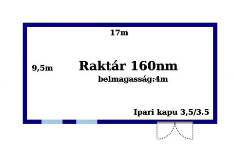 Kiadó Tároló/Raktár 2220 Vecsés 