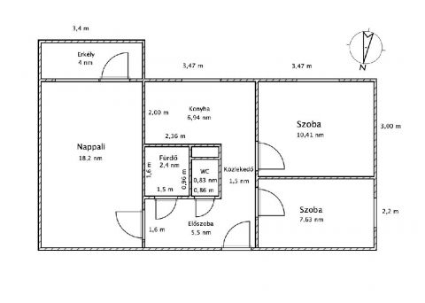 Eladó Lakás 8400 Ajka 8400 Ajka, belváros