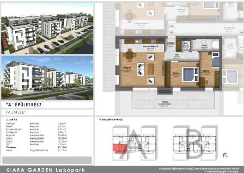 Eladó Lakás 9700 Szombathely Kiara Garden lakópark
