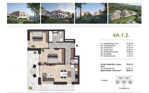 Eladó Lakás 1038 Budapest 3. kerület , Csillaghegy 