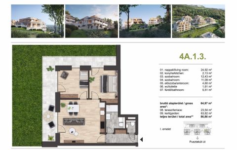 Eladó Lakás 1038 Budapest 3. kerület , Csillaghegy 