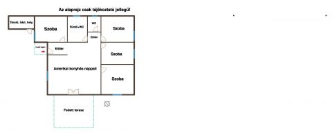 Eladó Ház 2338 Áporka Ikerház hátsó lakás