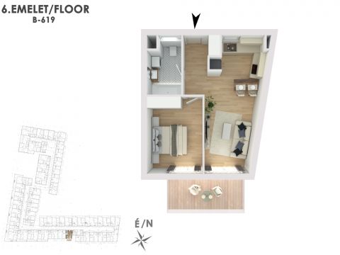 Eladó Lakás 1138 Budapest 13. kerület Lakópark a Duna partján: Otthonod a vízparti életstílus közepén!