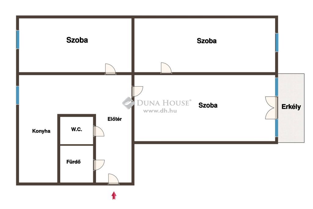 7632 Pécs , 63m2-es Kertvárosi lakás eladó. — 1/22