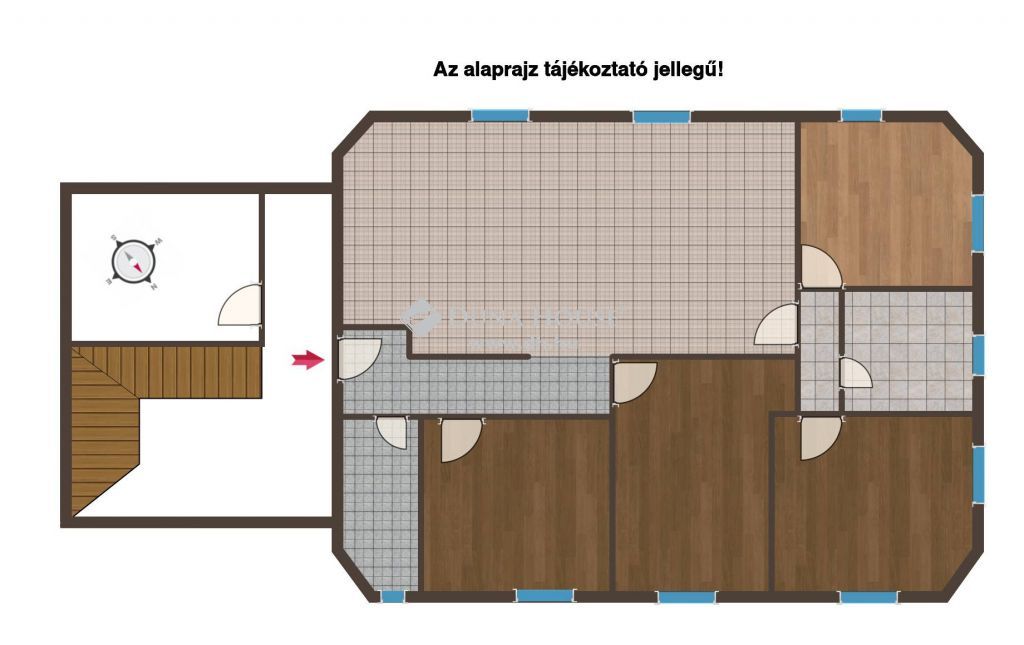 8172 Balatonakarattya , Kétlakásos új építésű családi ház 120 nm-es emeleti lakása — 1/7