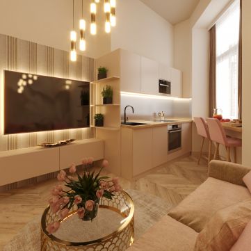 Eladó Lakás 1072 Budapest 7. kerület , Modern fiatalos, praktikus lakások a belvárosban 