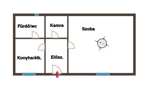 Eladó Lakás 7626 Pécs Ledina-olcsó házrész-eladó!