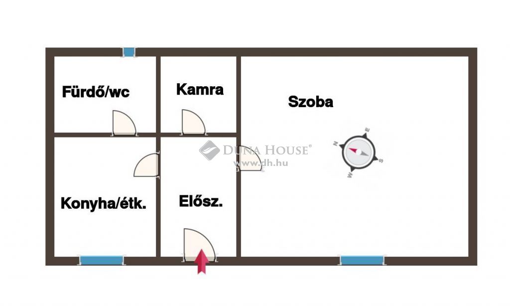7626 Pécs , Ledina-olcsó házrész-eladó! — 1/9