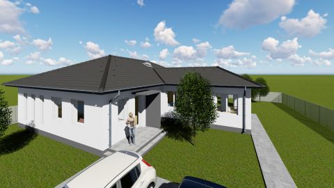 Eladó Ház 2213 Monorierdő , Újépítésű ,hőszivattyús 3 szobás ház eladó