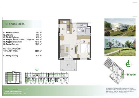 Eladó Lakás 4030 Debrecen , MODERN, FIATALOS ÚJ LAKÁSOK