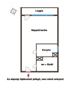 Eladó Lakás 1039 Budapest 3. kerület Panelprogramos társasházban 31 m2 LOGGIÁS garzon lakás eladó