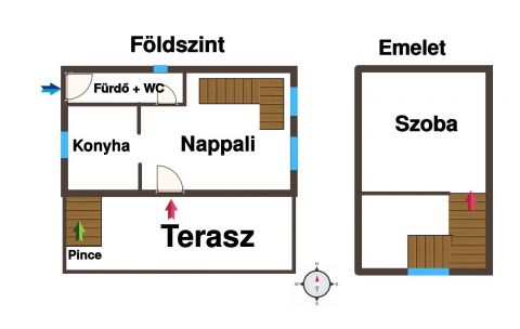 Eladó Ház 6100 Kiskunfélegyháza Galériás tégla ház Haleszban dupla portával, pincével