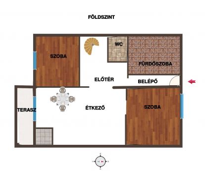 Eladó Lakás 9700 Szombathely Déli városrészen, nappali+4 szoba, több szinten