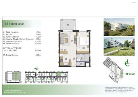 Eladó Lakás 4030 Debrecen , MODERN, FIATALOS ÚJ LAKÁSOK