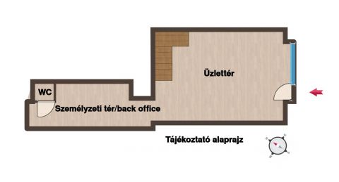 Eladó Üzlethelyiség 1054 Budapest 5. kerület AULICH utcában utcafronti, igényesen felújított üzlet eladó