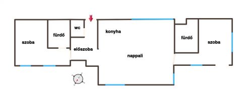 Eladó Lakás 1138 Budapest 13. kerület Penthouse, jacuzzival a Marina Parton!