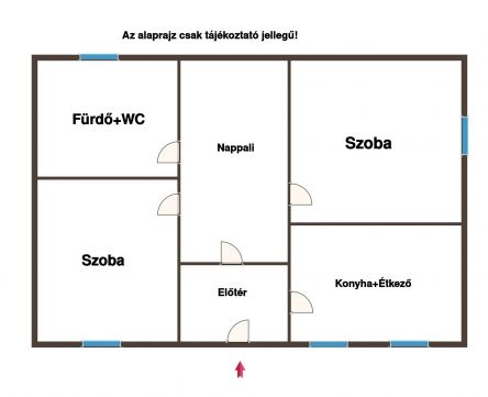 Eladó Ház 5052 Újszász Újszászon 2 szobás összkomfortos ház