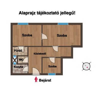 Eladó Lakás 1085 Budapest 8. kerület Corvin negyedben - Befektetési lehetőség - Önálló HRSZ