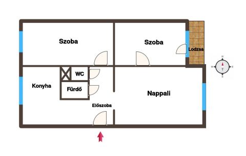 Eladó Lakás 1157 Budapest 15. kerület ÚJPALOTÁN 3 szobás, FELÚJÍTOTT lakás parkos környezetben