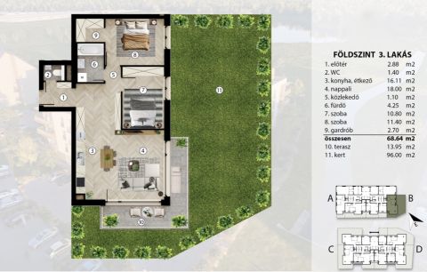 Eladó Lakás 8000 Székesfehérvár , Palotaváros
